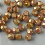 Zdjęcie - Fire Polish Luster-Opaque Rose/Gold Topaz (AK02010) 4mm